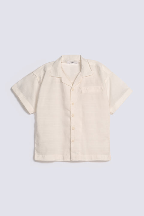 BOYS JACQUARD STRIPED SHIRT