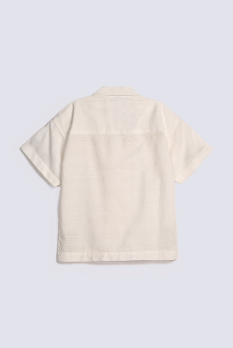 BOYS JACQUARD STRIPED SHIRT