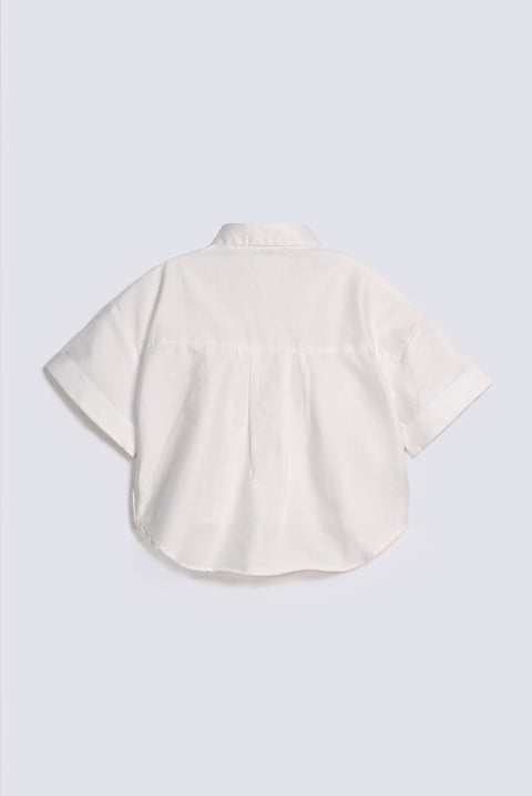 GIRLS BOXY FIT EMBROIDERED TOP