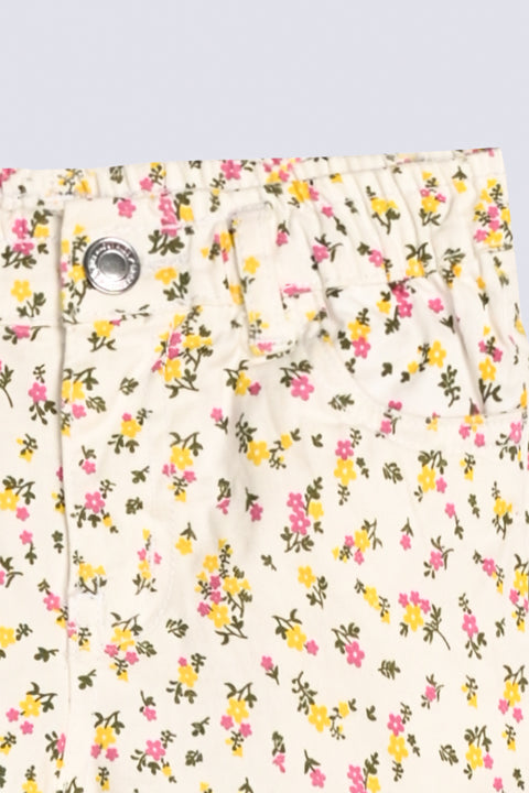 GIRLS PRINTED TWILL SHORTS