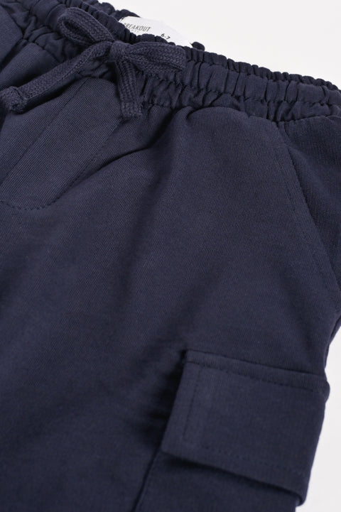 BOYS CARGO KNIT SHORTS