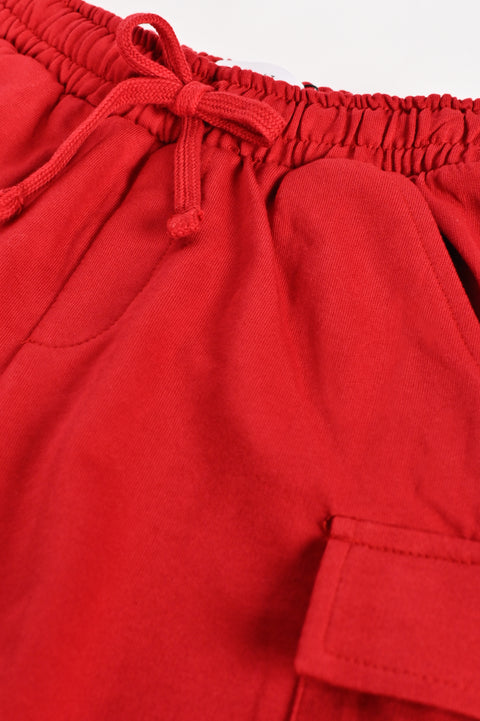 BOYS CARGO KNIT SHORTS