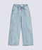 GIRLS LOOSE FIT PANELED DENIM