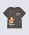 GIRLS DROP SHOULDER POOH PRINTED T-SHIRT