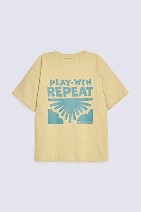 BOYS DROP SHOULDER PRINTED TEE