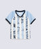 BOYS MESH FABRIC STRIPED TEE