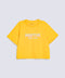 GIRLS BOXY TEXT PRINT T-SHIRT