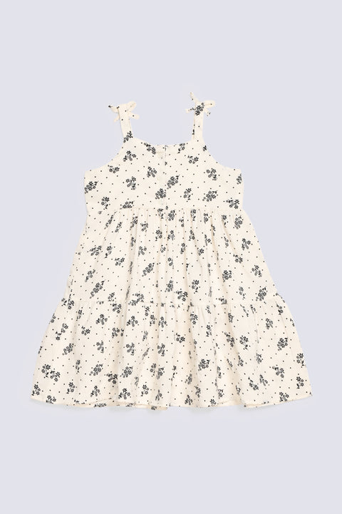 GIRLS FLORAL PRINTED DRESS