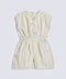 GIRLS STRIPED JUMPSUIT WITH BOW DETAIL
