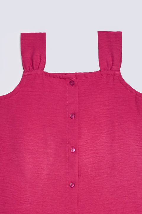 GIRLS SLEEVELESS VEST TOP