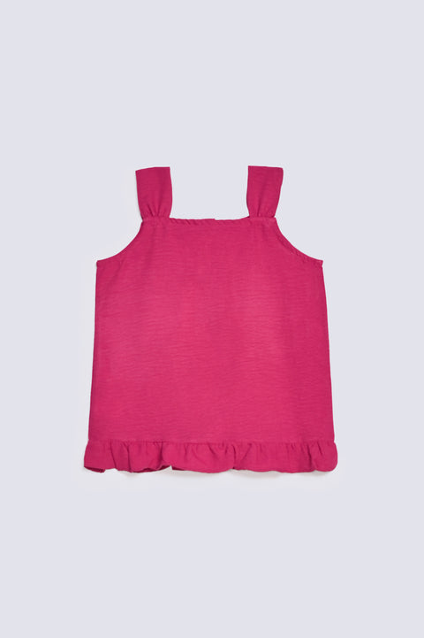 GIRLS SLEEVELESS VEST TOP