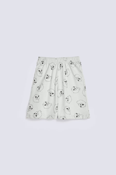 GIRLS UNICORN PRINTED SHORTS