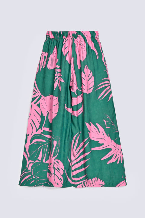 GIRLS PRINTED LOOSE TROUSER