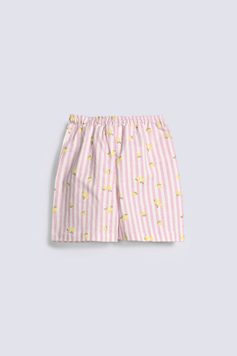 GIRLS STRIPER PRINTED SHORTS