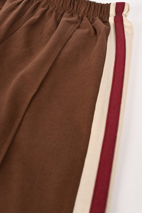 GIRLS LOOSE TROUSER WITH SIDE PANEL