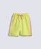 GIRLS KNIT SHORTS WITH CONTRAST TRIM