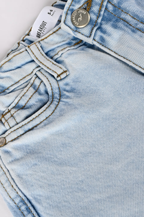 BOYS STAR PATCH BERMUDA SHORTS