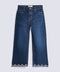 GIRLS LOOSE FIT EMBROIDERED DENIM