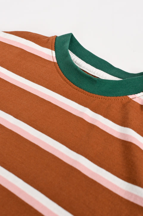 BOYS DROP SHOULDER STRIPED TEE