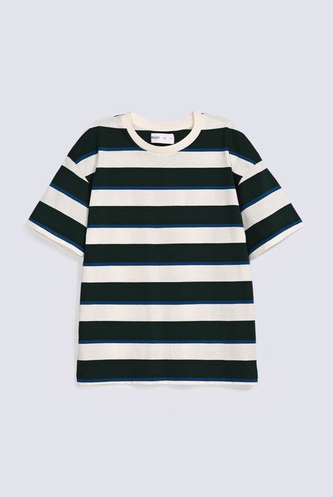 BOYS DROP SHOULDER STRIPED TEE