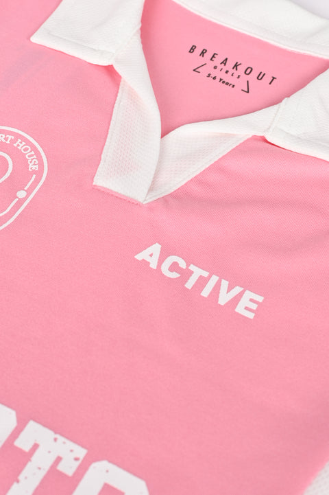 GIRLS SLEEVELESS POLO