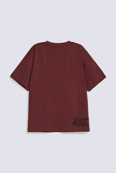 BOYS DROP SHOULDER PRINTED TEE