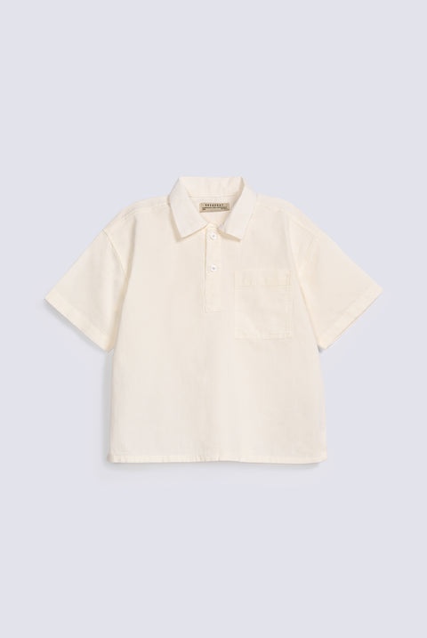BOYS SHORT PLACKET BOXY SHIRT