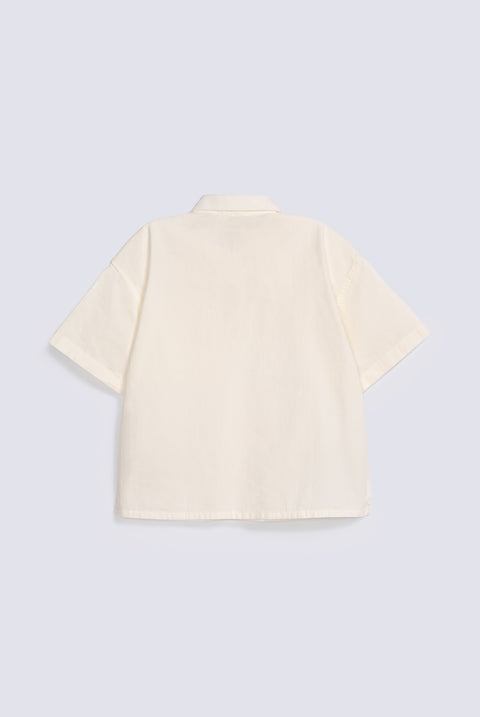 BOYS SHORT PLACKET BOXY SHIRT