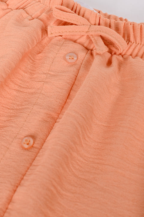 GIRLS BUTTON PLACKET SKIRT