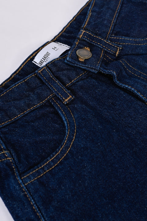BOYS EMBROIDERED PATCH DENIM SHORT