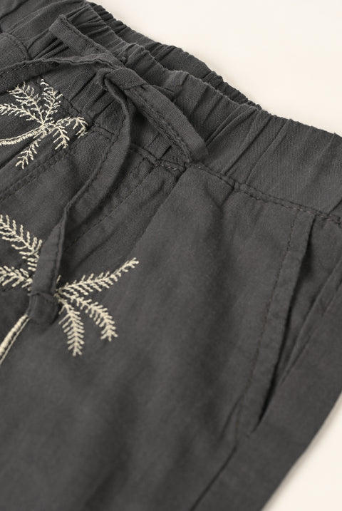 BOYS EMBROIDERED SHORTS