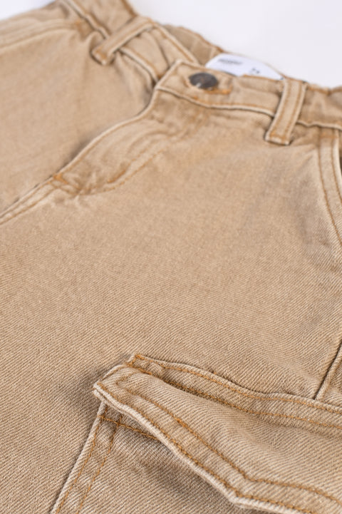 BOYS LOOSE FIT CARGO DENIM