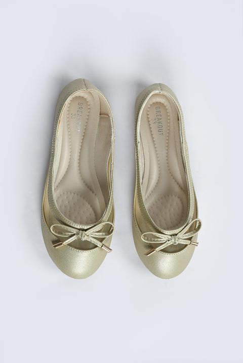 GIRLS BOW BALLET FLATS