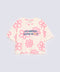 GIRLS BOXY FIT FLORAL PRINTED T-SHIRT