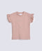 GIRLS SPECIAL KNIT EMBELLISHED T-SHIRT