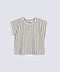 GIRLS SPECIAL KNIT STRIPED T-SHIRT