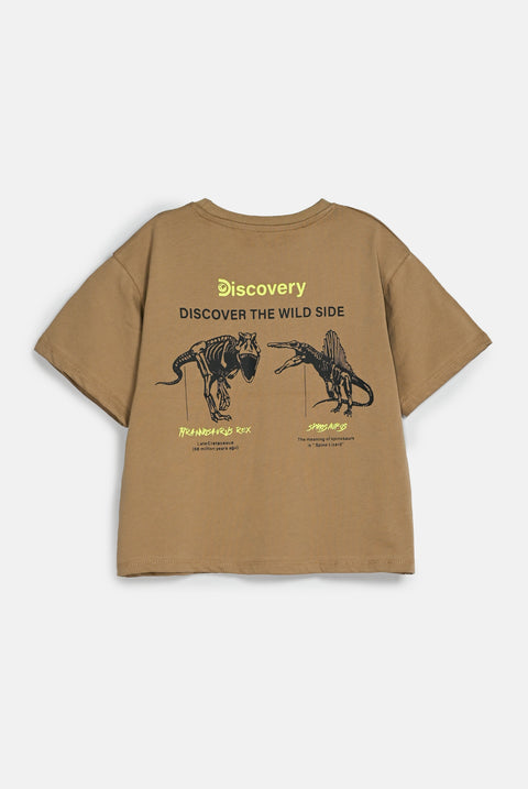 BOYS DINOSAUR PRINT TEE