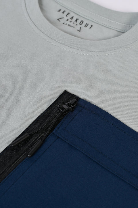BOYS POCKET DETAIL TEE