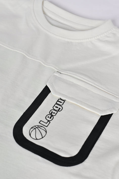 BOYS POCKET DETAIL TEE