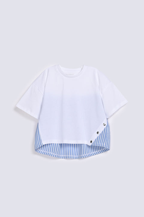 GIRLS BOXY CONTRAST T-SHIRT