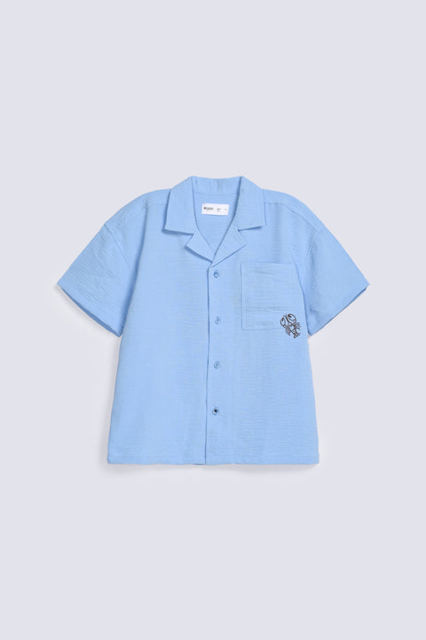 BOYS SPECIAL FLOWY FABRIC SHIRT