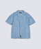 BOYS PRINTED RESORT COLLAR SHIRT