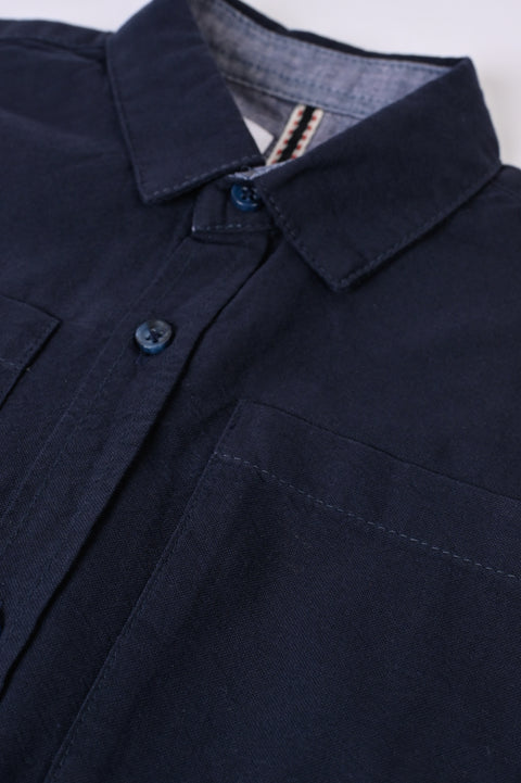 BOYS DOUBLE POCKET OXFORD SHIRT