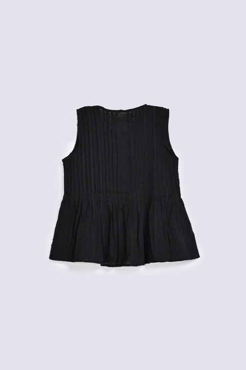 GIRLS PLEATED TOP