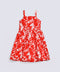 GIRLS PRINTED STRAP DRESS