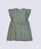 GIRLS FLOWY TEXTURED FABRIC DRESS
