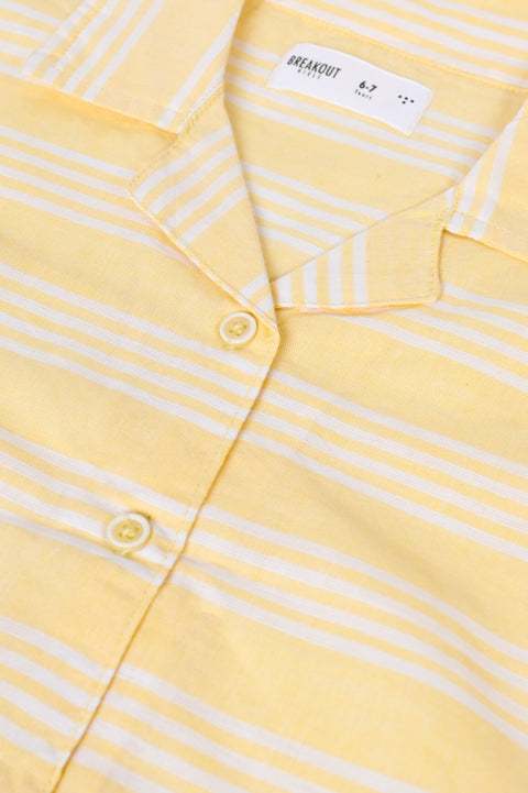GIRLS EMBROIDERED BUTTON DOWN SHIRT