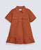 GIRLS POCKET DETAIL DRESS