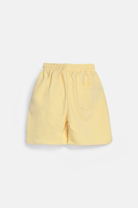 GIRLS WAVY KNIT SHORTS