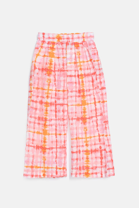 GIRLS WIDE LEG PLEATED TROUSER